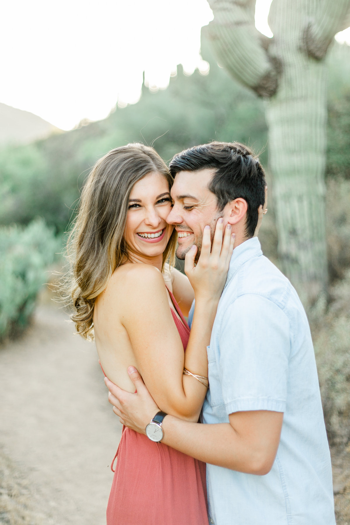 Karlie Colleen Photography - Arizona Desert Engagement - Brynne & Josh -117
