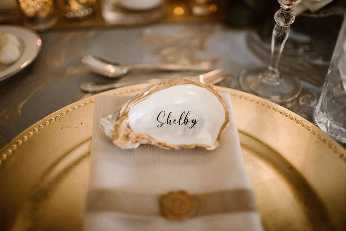22 - Orlo House Ballroom Wedding Placecard - Tampa Bay Wedding Planner