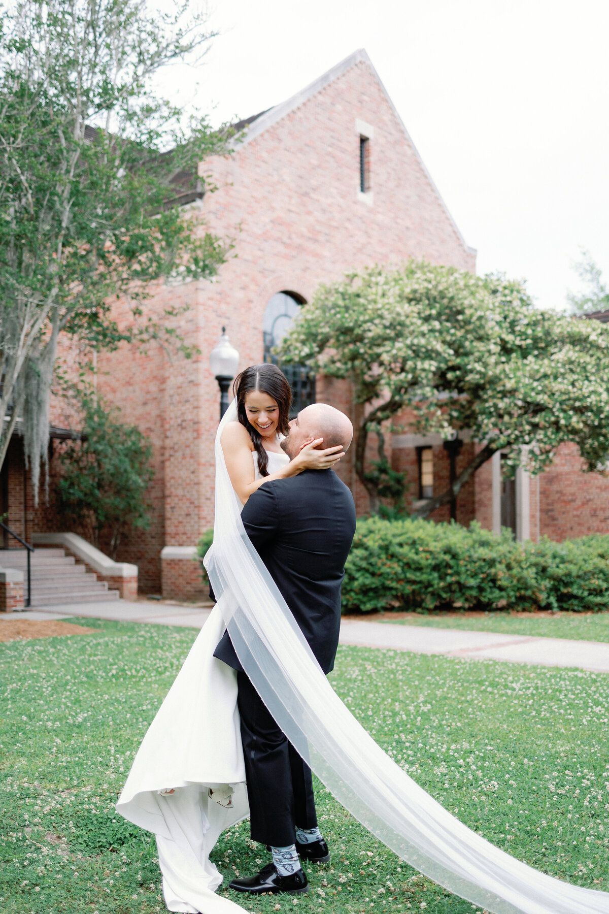 Bride and Groom Portraits New Orleans Wedding Photographer