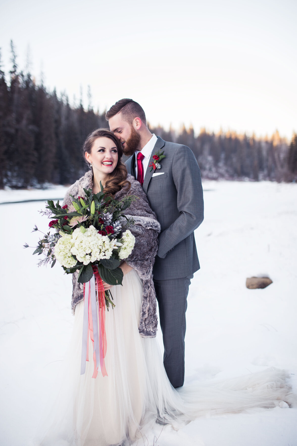 Winter Wedding in Edmonton alberta
