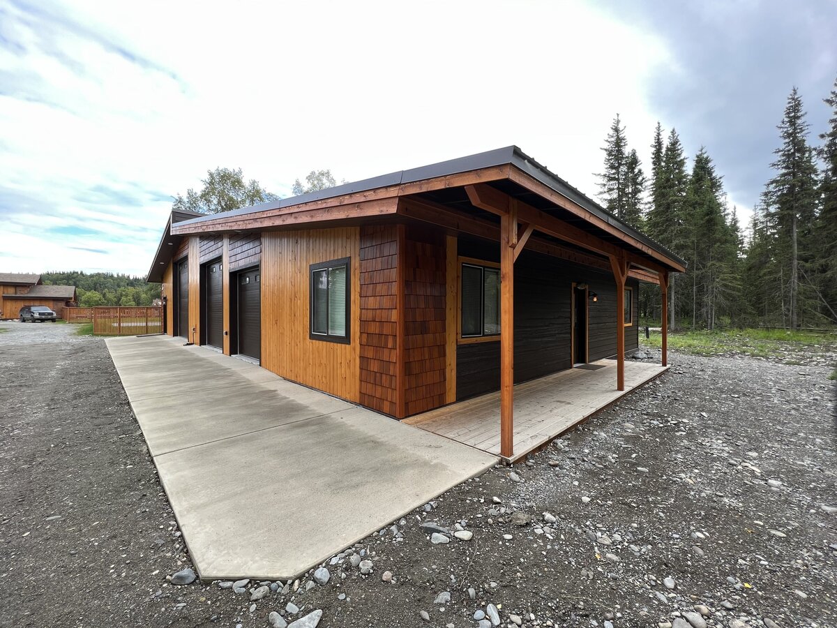Remodel Project by Blue River Builders on Alaska's scenic Kenai Peninsula.
