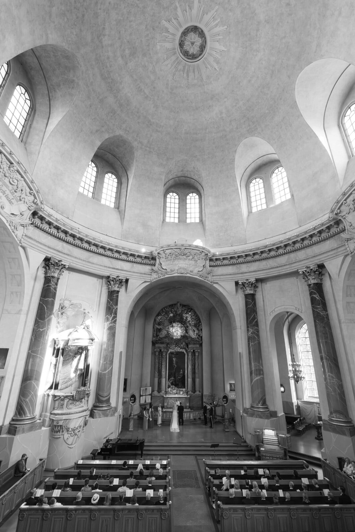 Destination Wedding Photographer in Stockholm Anna Lundgren Wedding at Hedvig Eleonora Church, Hotel Diplomat and M:S Blue Charm in Östermalm Stockholm Sweden16