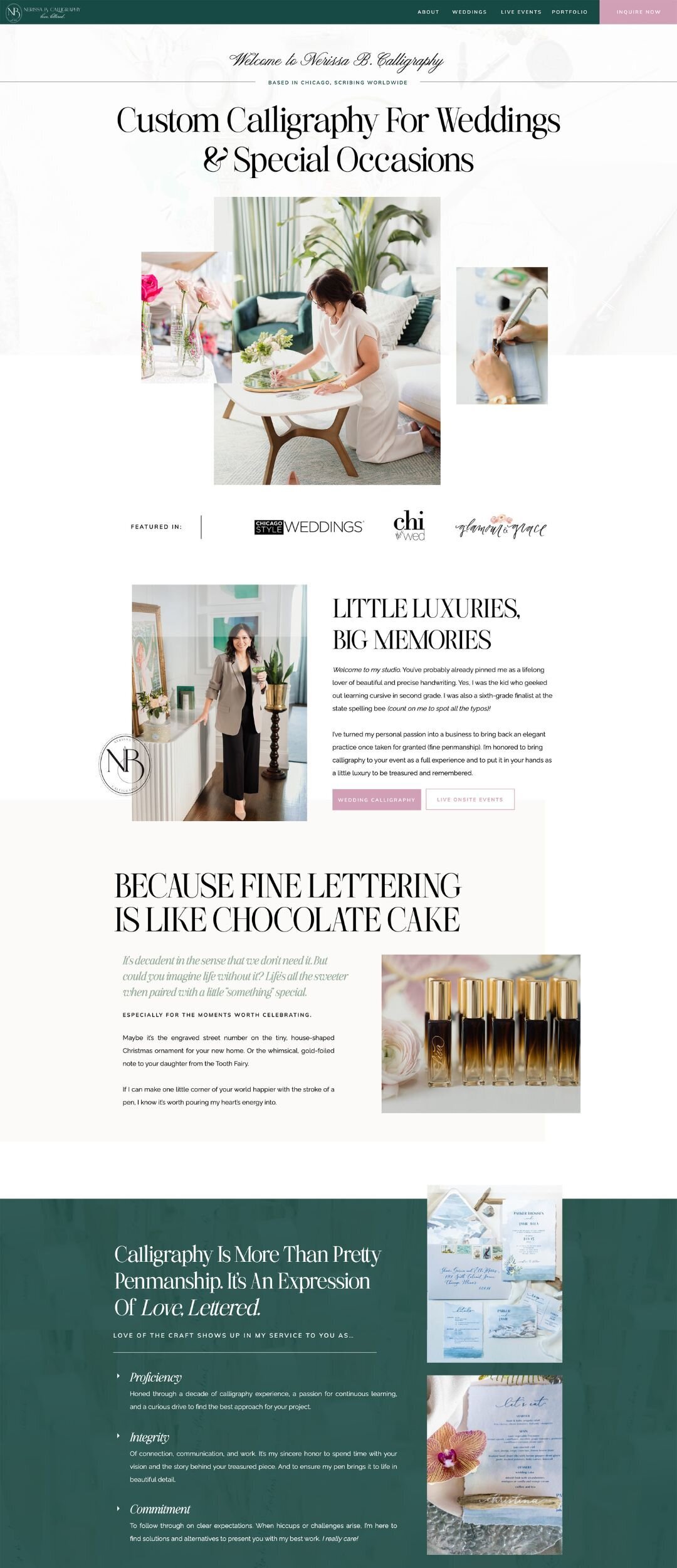 Showit-Website-For-Wedding-Calligrapher