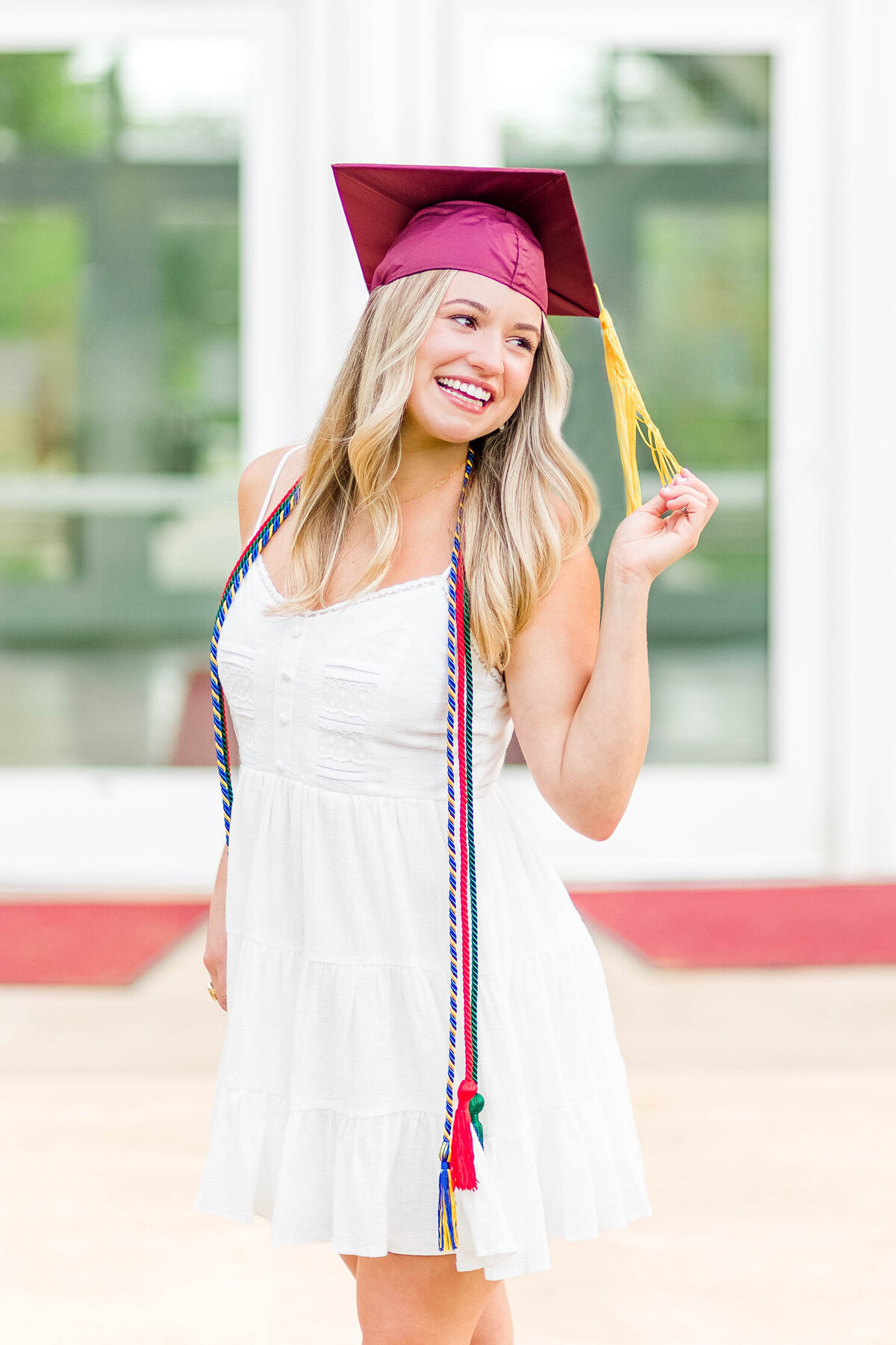 Senior Graduation Photos at Meredith College in North Carolina