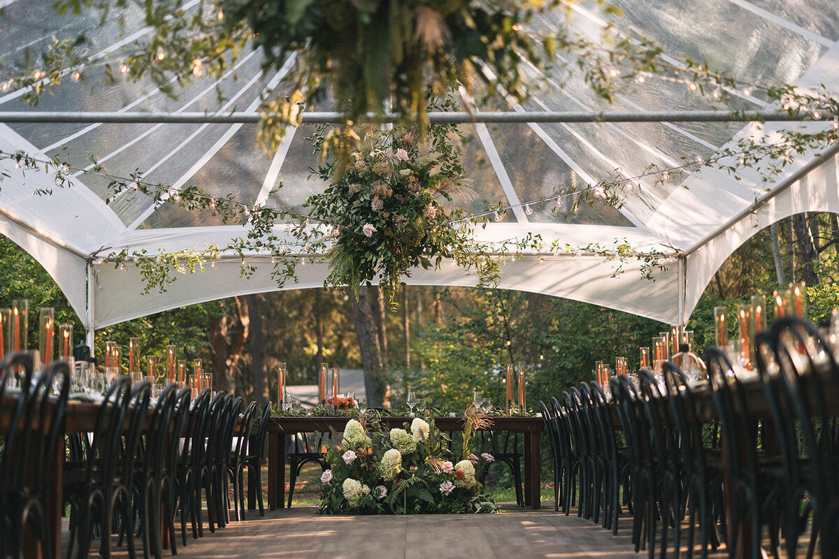 Tent Wedding Reception