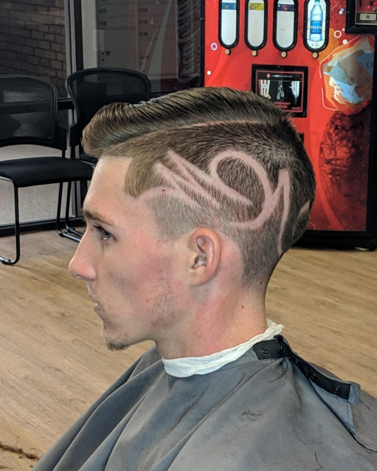 Unique Design Fade - Men's Haircut Venice Florida at Who's Your Barber