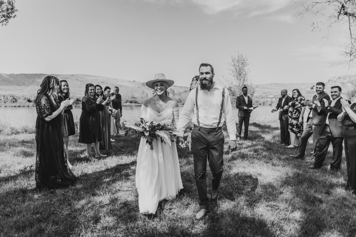 Summer Wedding Ceremony Casper, Wyoming