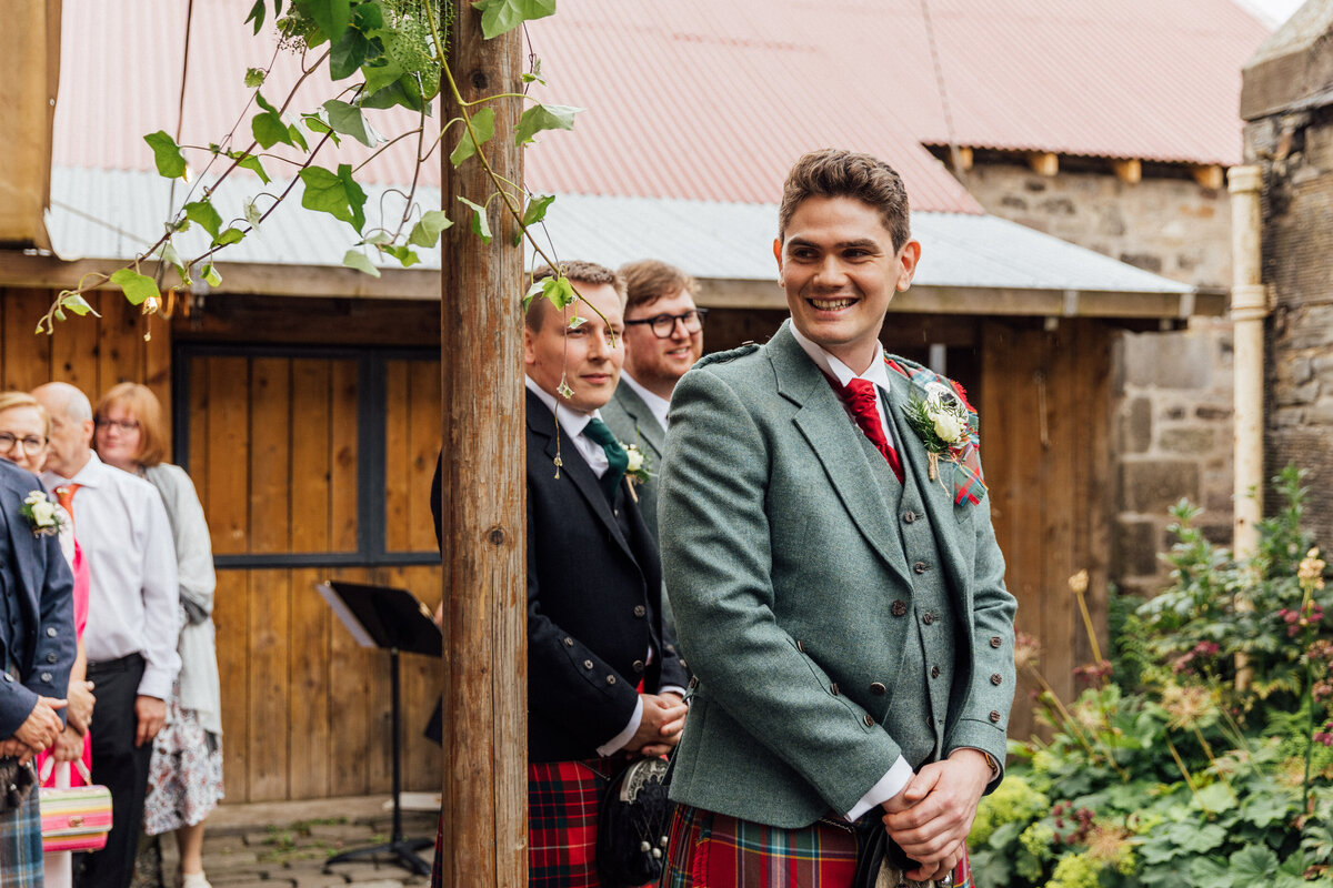 Wedding ceremony at The Free Company