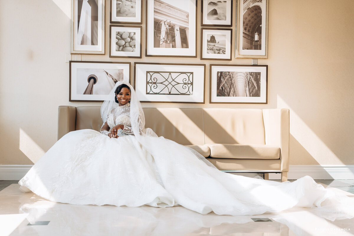 Abigail and Abije Oruka Events Papouse photographer Wedding event planners Toronto planner African Nigerian Eyitayo Dada Dara Ayoola outdoor ceremony floral princess ballgown rolls royce groom suit potraits  paradise banquet hall vaughn 96