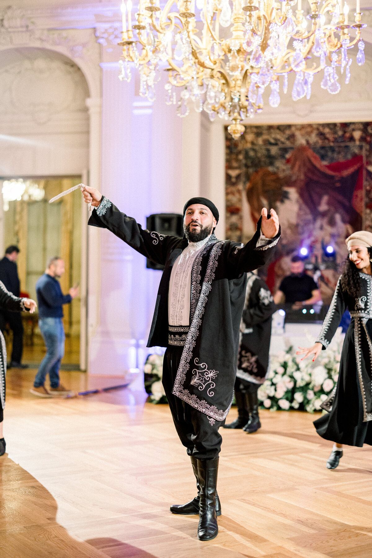 Wedding entertainment  at Rosecliff Mansion