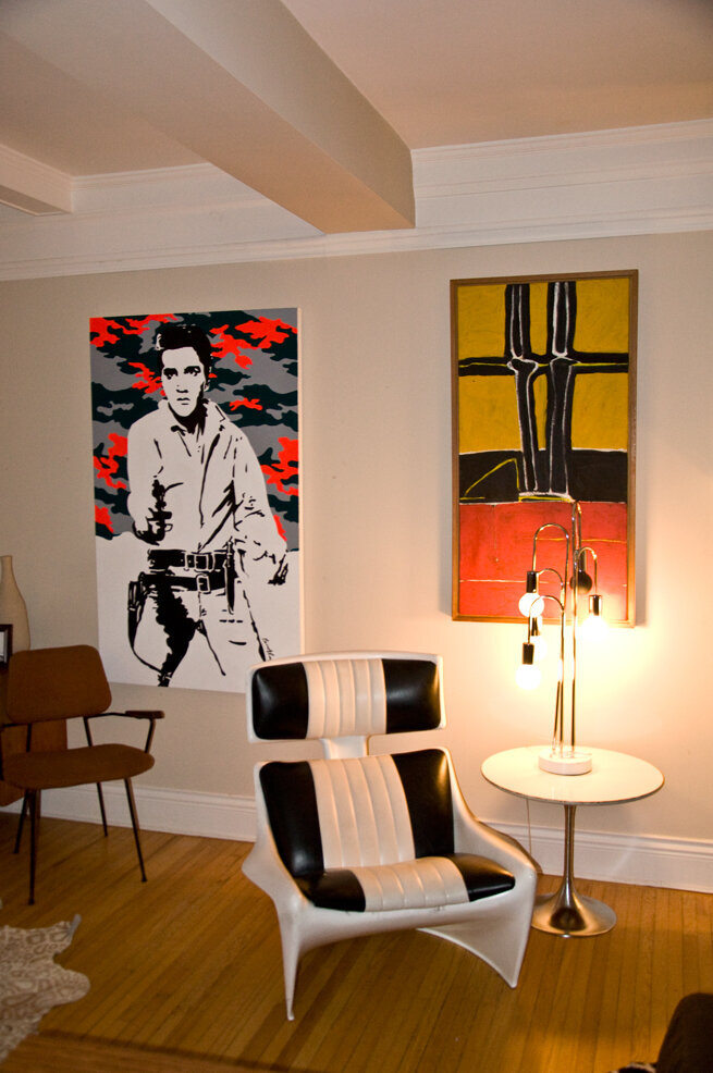Brent Ray Fraser Abstract Painting Interior Designer  Commission Installation 2010