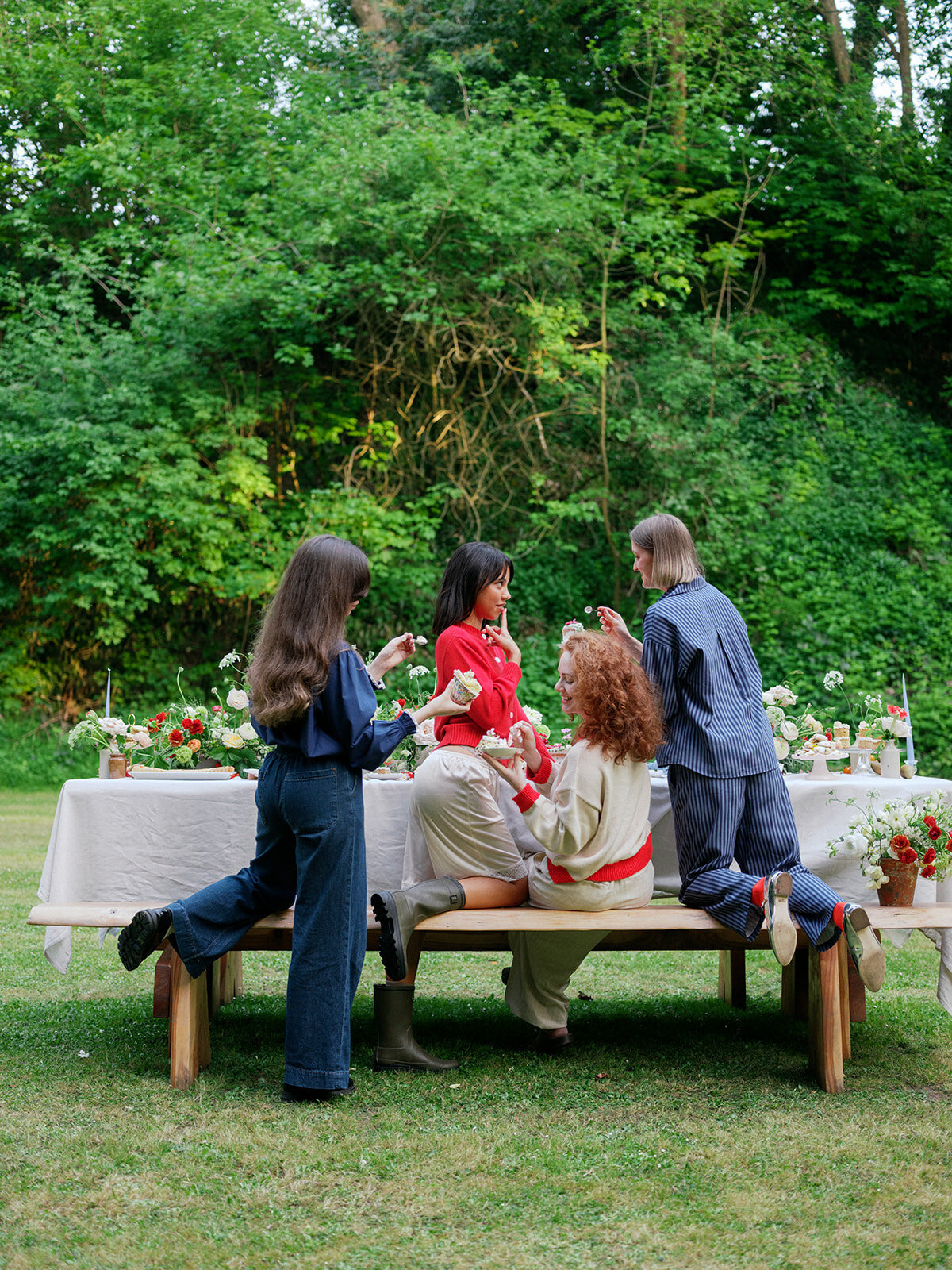 Florals for brand photoshoot