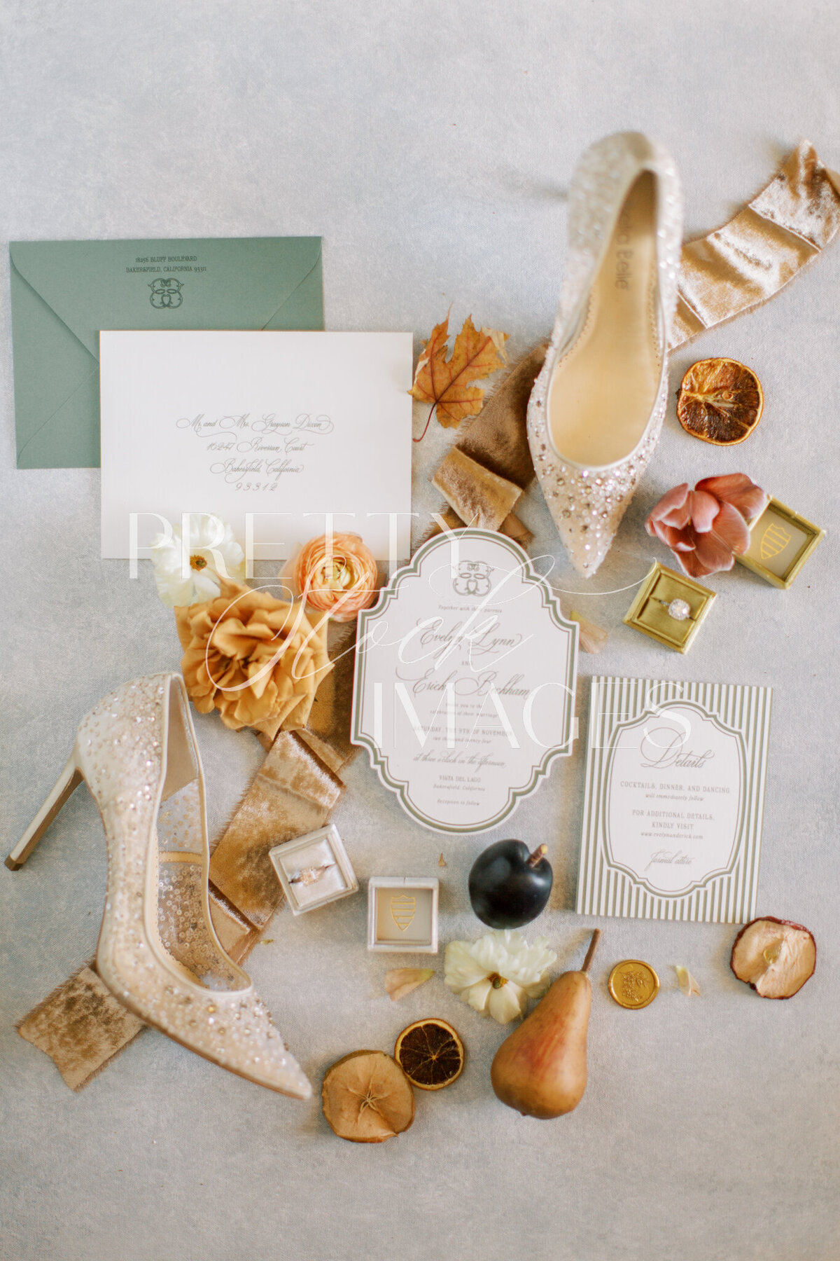 Pretty Stock Images - Fall Wedding Flat Lay-078
