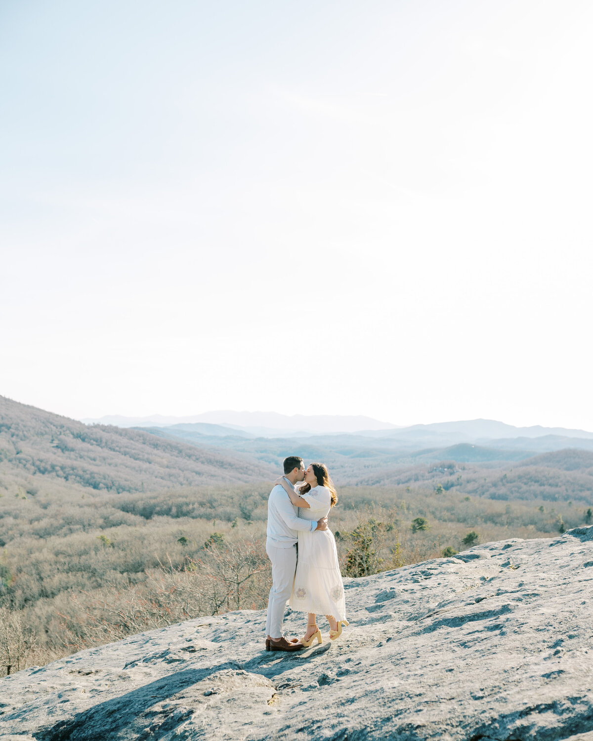 The Fourniers | Grandfather Mountain Engagement-43