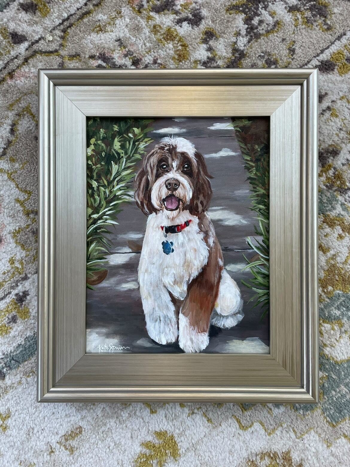painting of dog