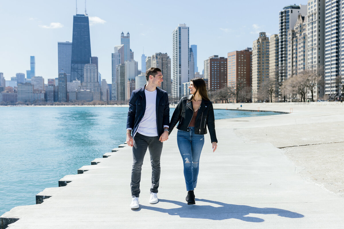North Avenue Beach Engagement Photographer