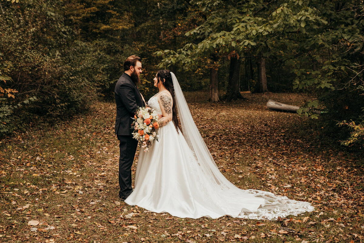 Toledo Area Wedding Venue woodland wedding