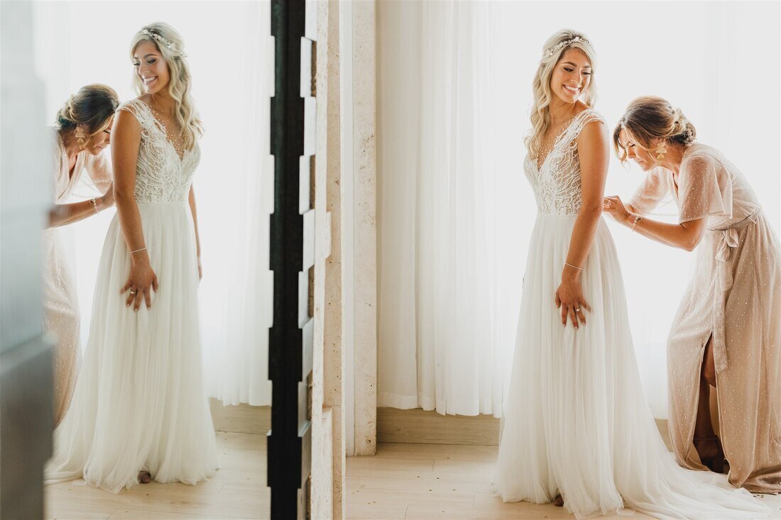 Largo Resort Bride Bridal Party Getting Ready Hair Make Up Team