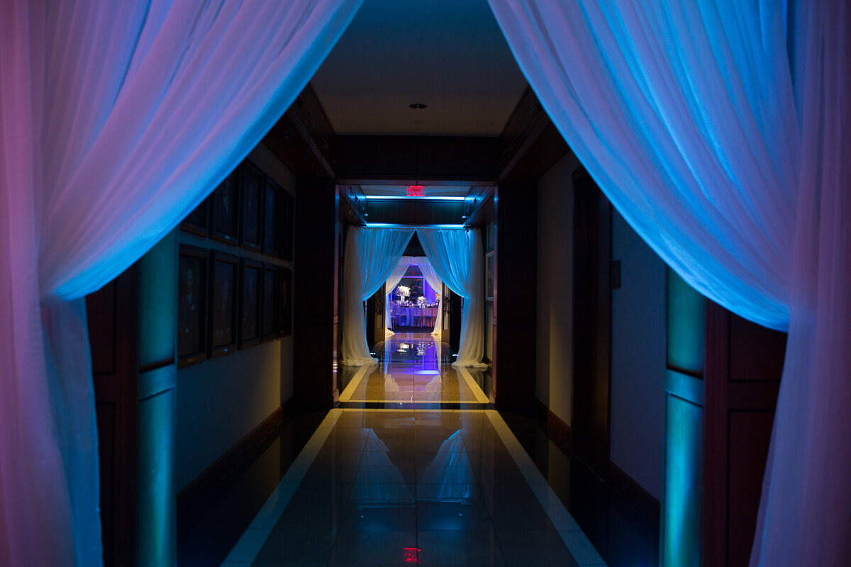 19 - University of Tampa Wedding Reception Entrance - Tampa Bay Wedding Planner