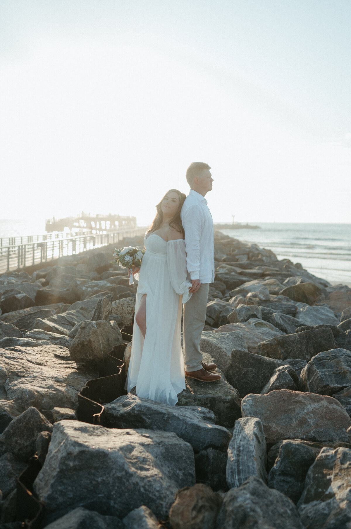 coastal beach photos during wedding