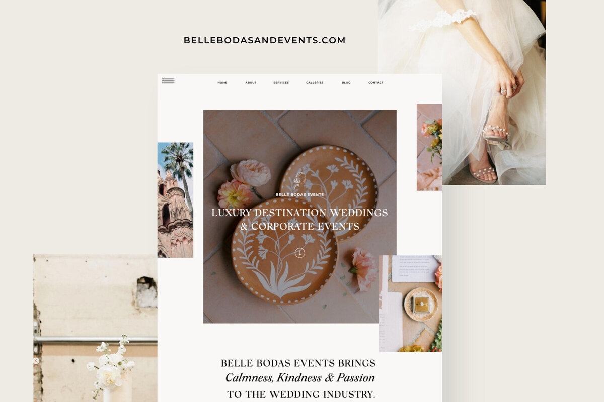 Destination wedding planner Branding & website design (3)