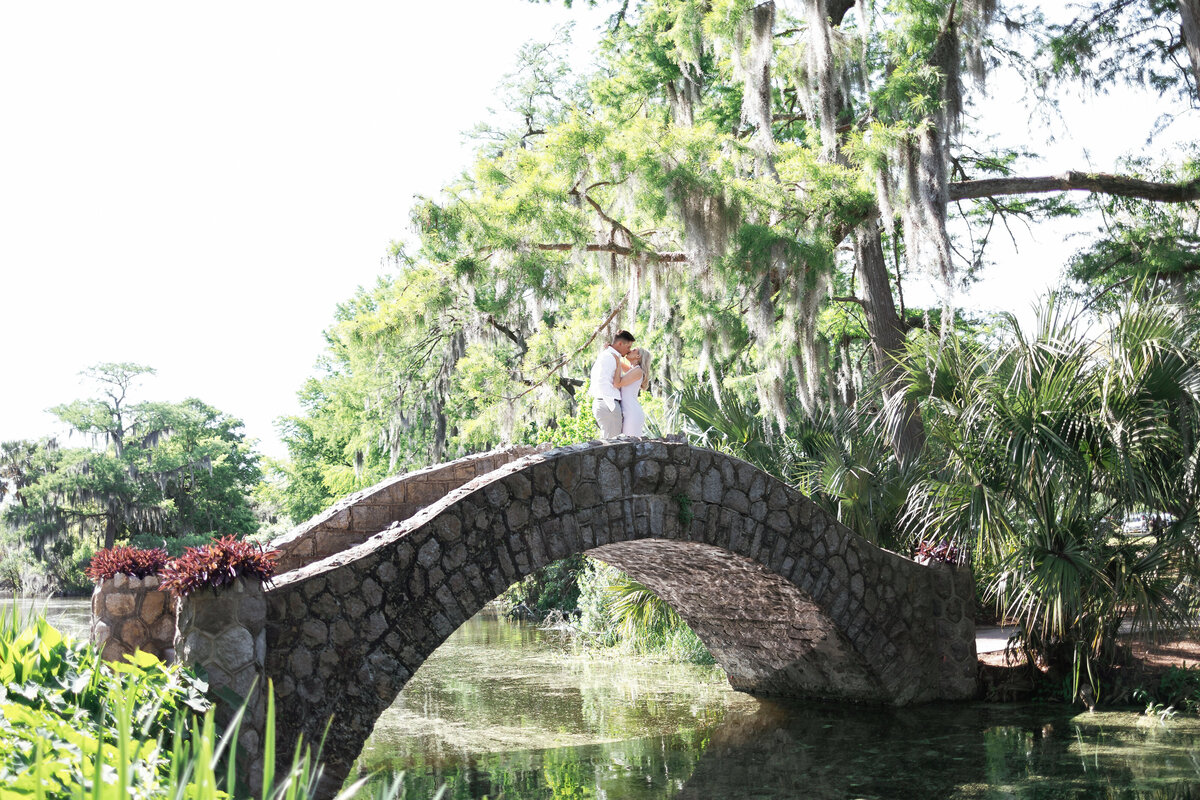 New Orleans City Park Engagement Photographer