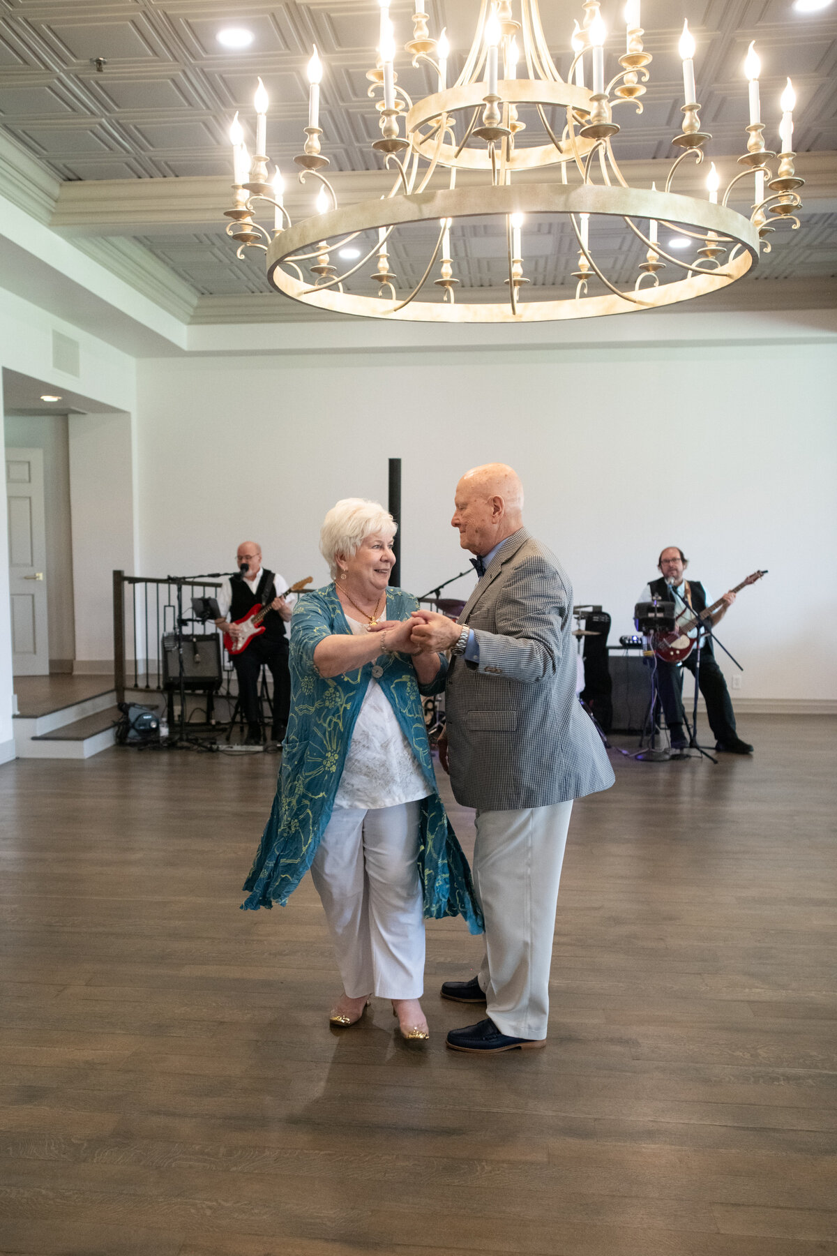 couple dances at their 50th wedding anniversary party