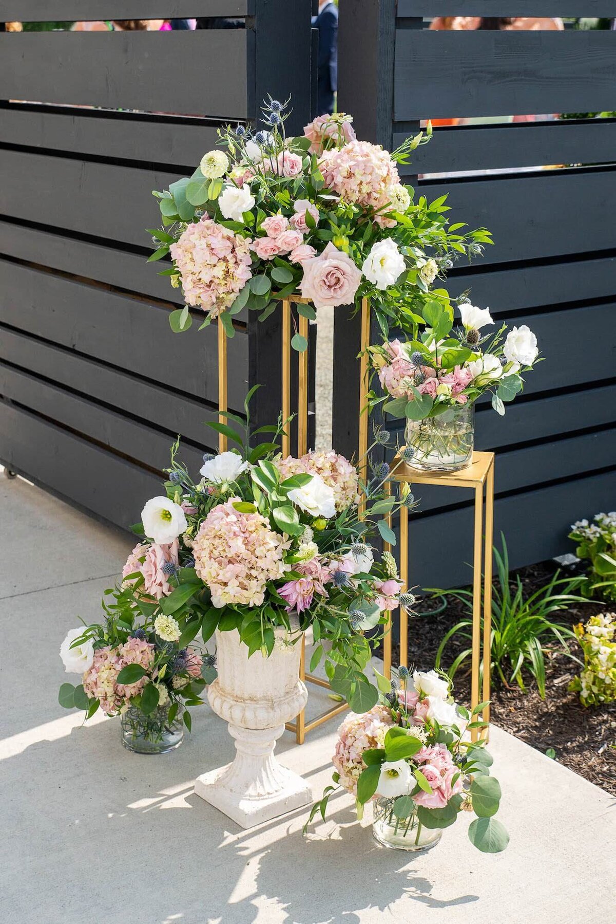 Anna Barnard Wedding - flower arrangement