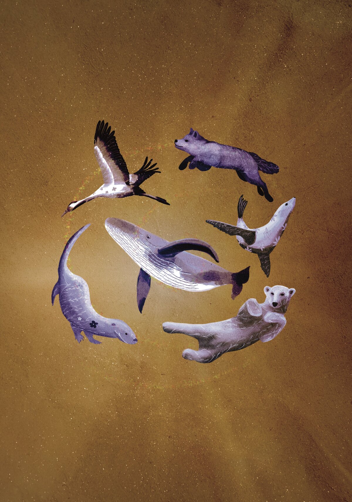 Dieren_Melange_Blauw
