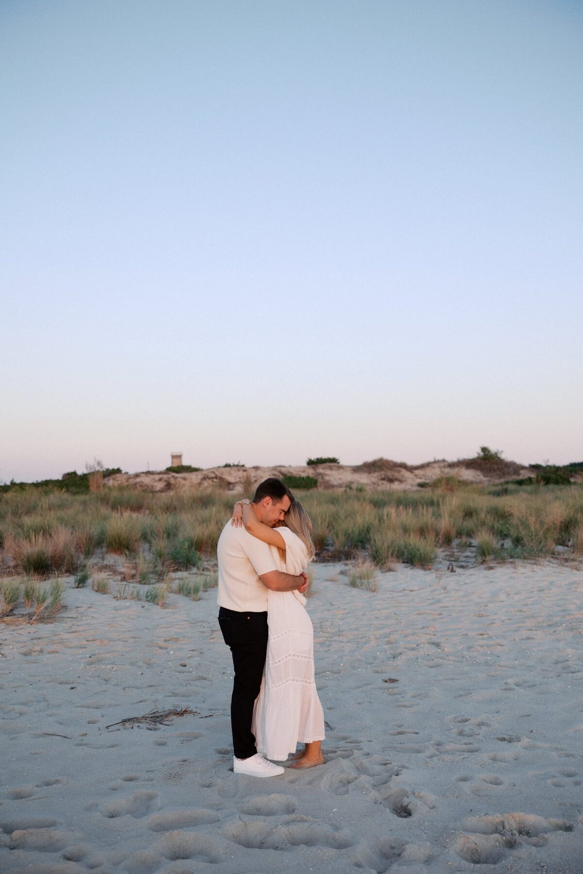 sunset beach nj engagement photos