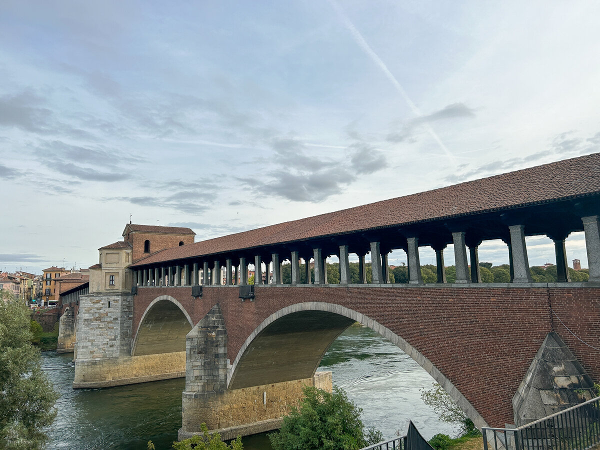 Ponte Coperto in Pavia, Italy