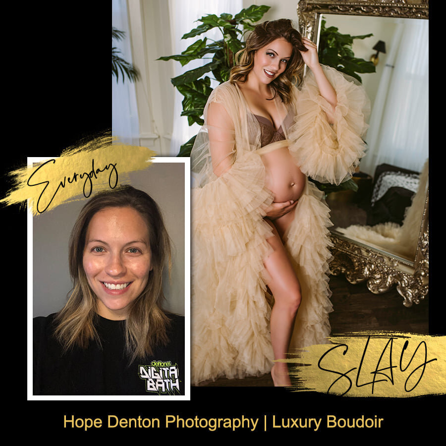 pregnant boudoir photo