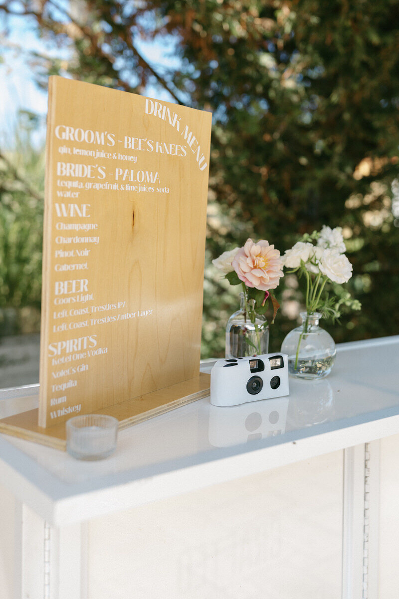 A wedding in San Clemente, California