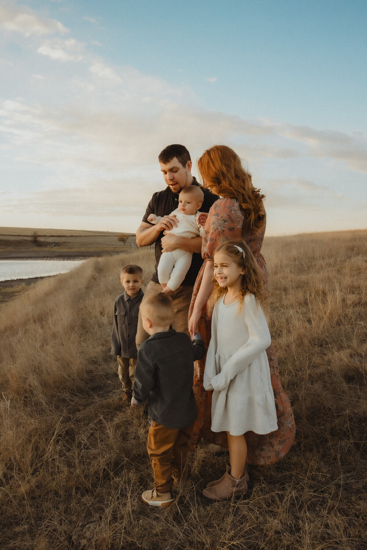 FAMILY IN PASTURE