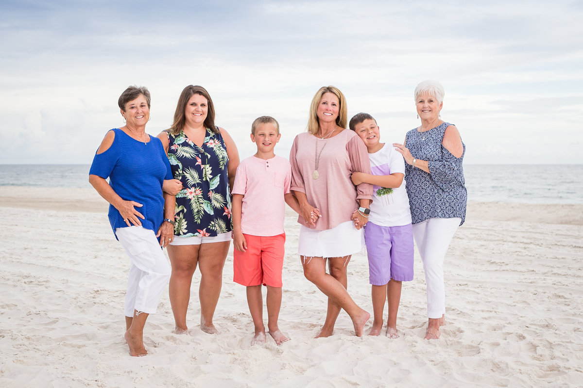 Ami D'Olive family portrait session in Gulf Shores, Alabama.