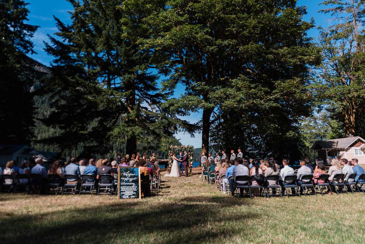 Nature Bridge Wedding Ceremony