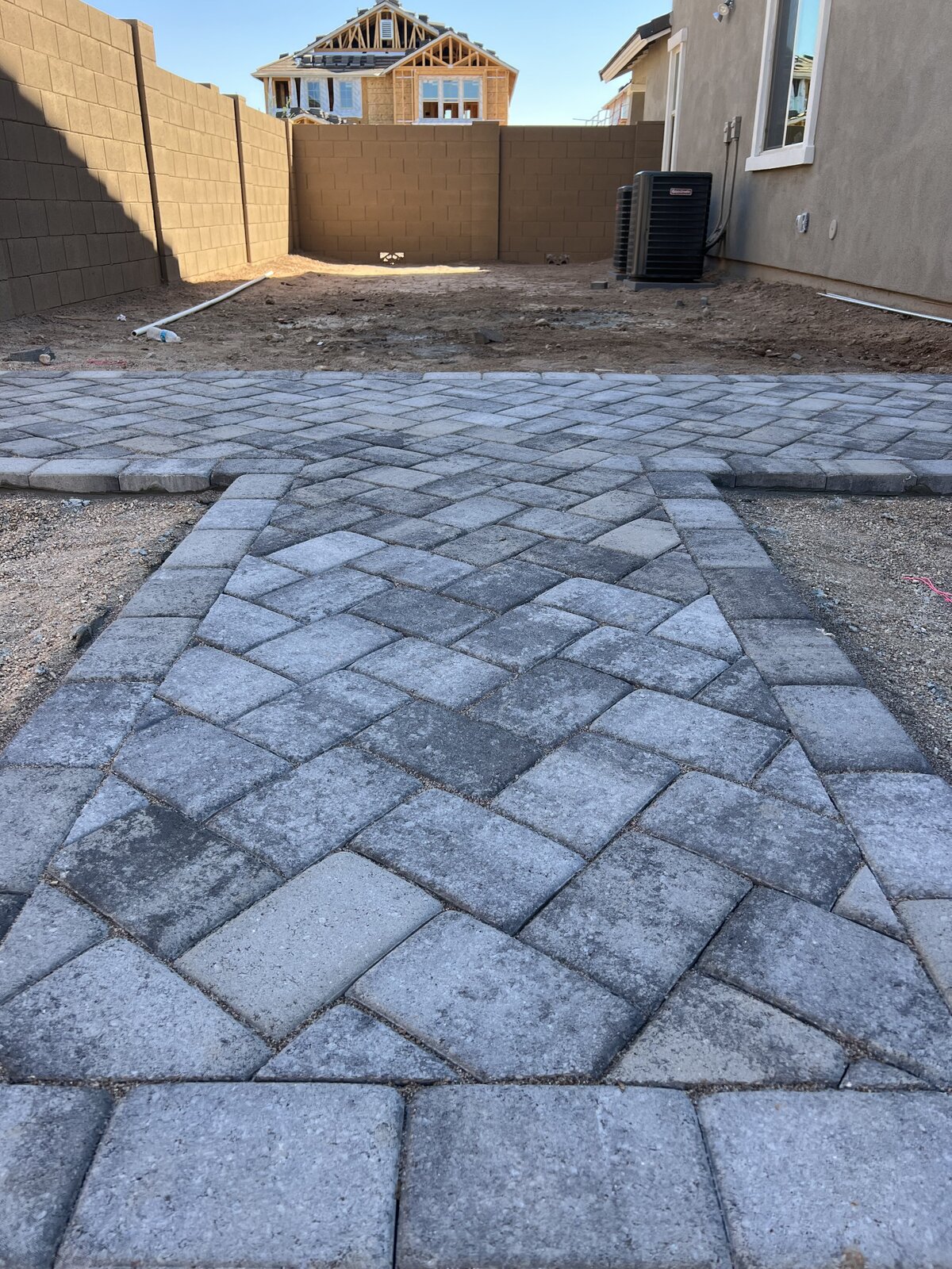 Paver walkway