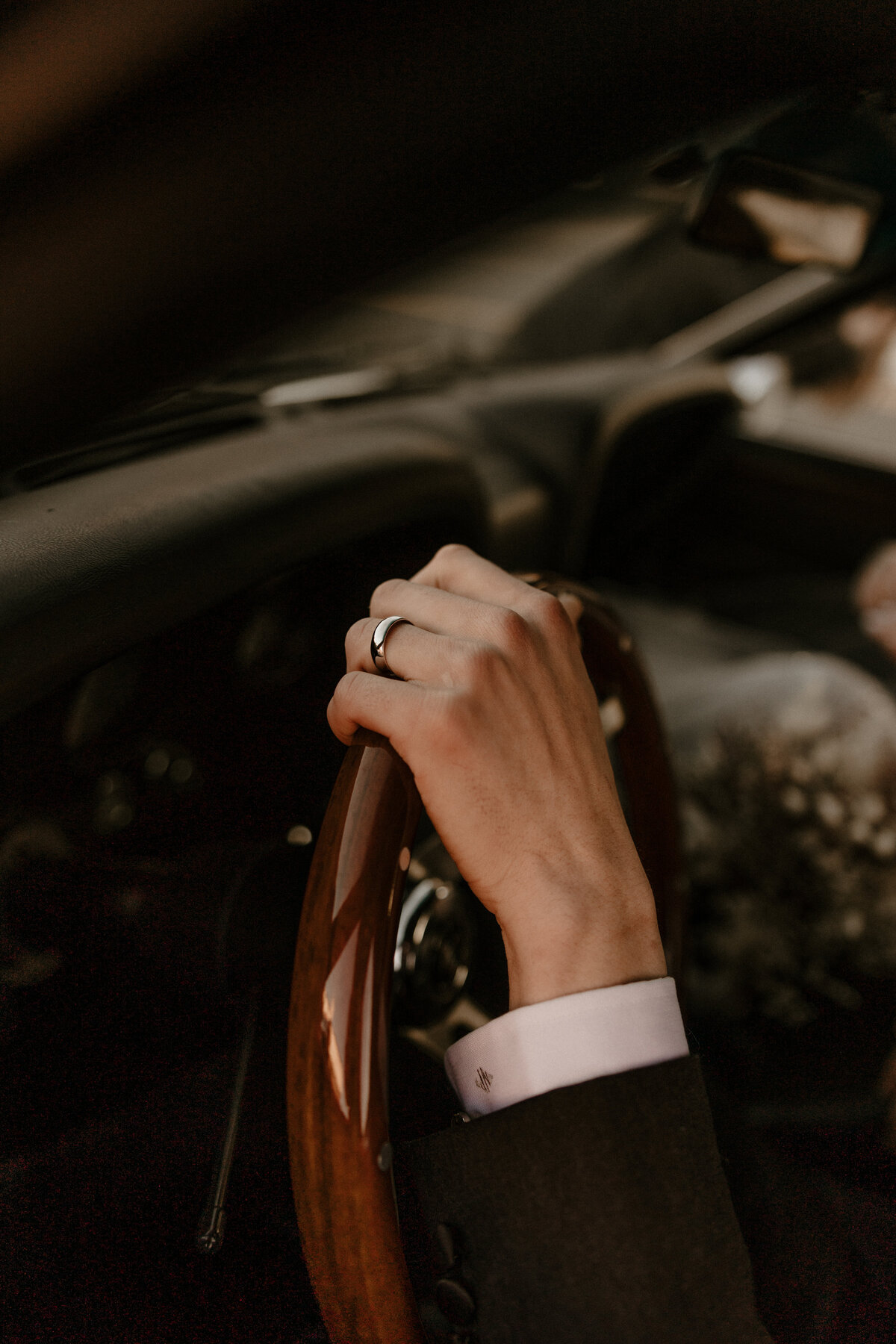 Classic Wedding details of groom in Richmond, Virginia