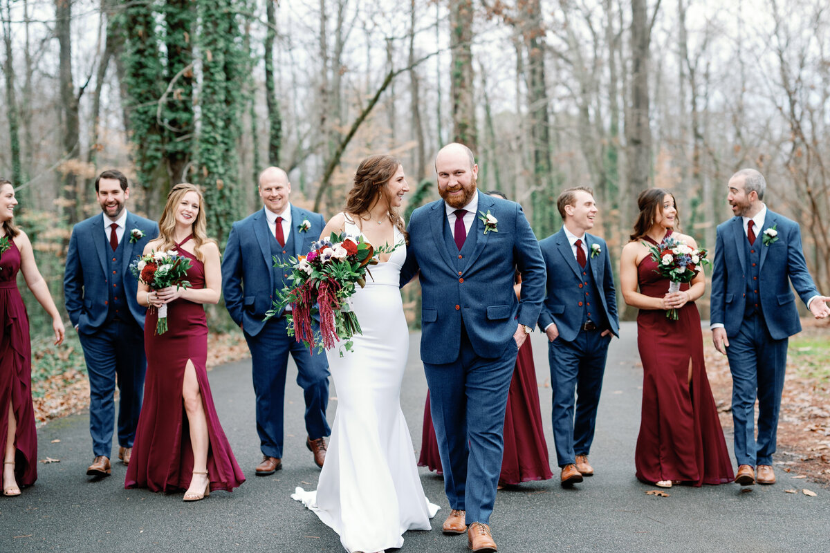 Dan and Grace Wedding - RT Lodge - Bridal Party - East Tennessee Wedding Photographer - Alaina René Photography-127