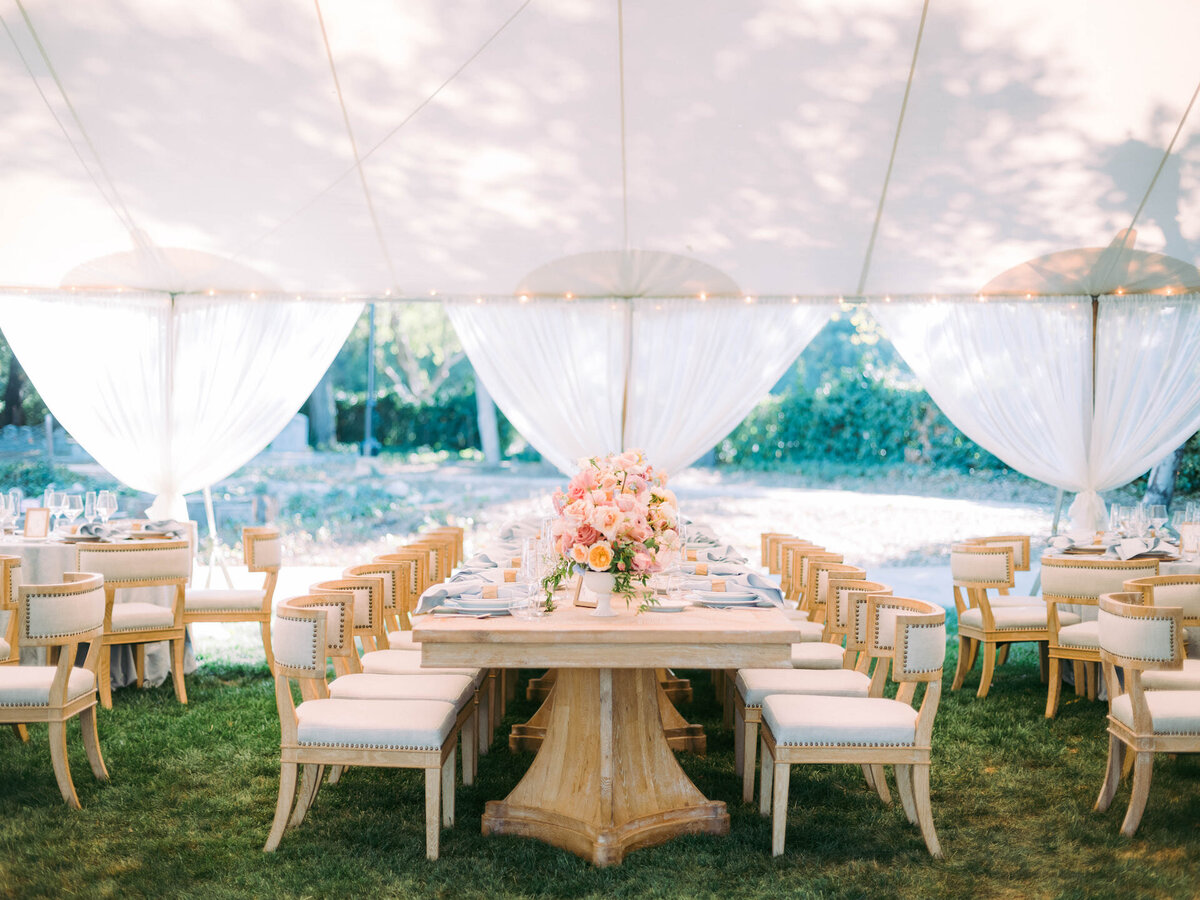 Sailcloth Tented Wedding