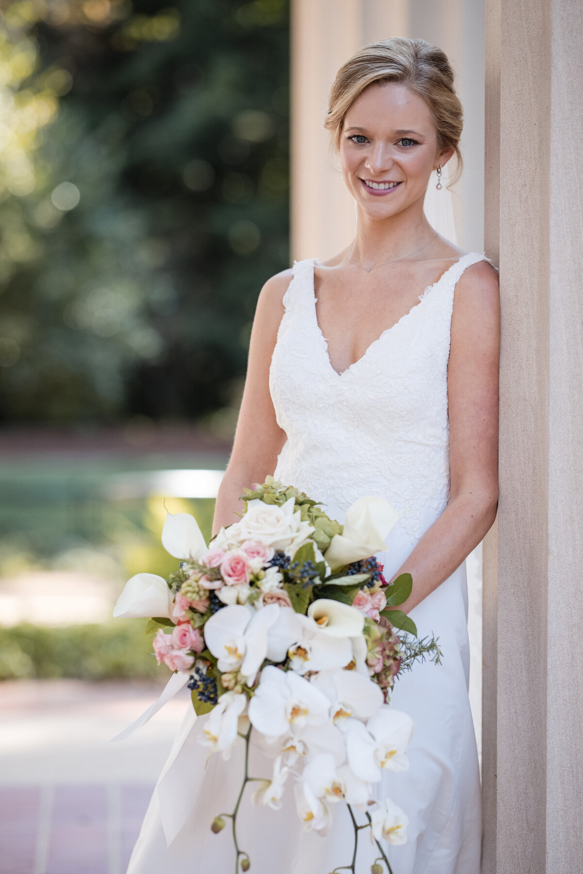 Bridal Portrait at Trinity Church Wedding
