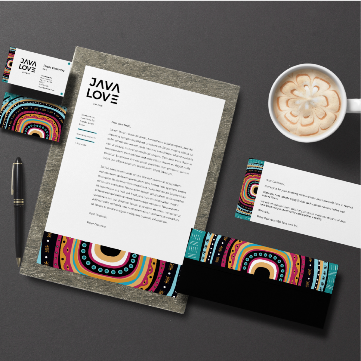 Angel Nicholson Java Love Stationery