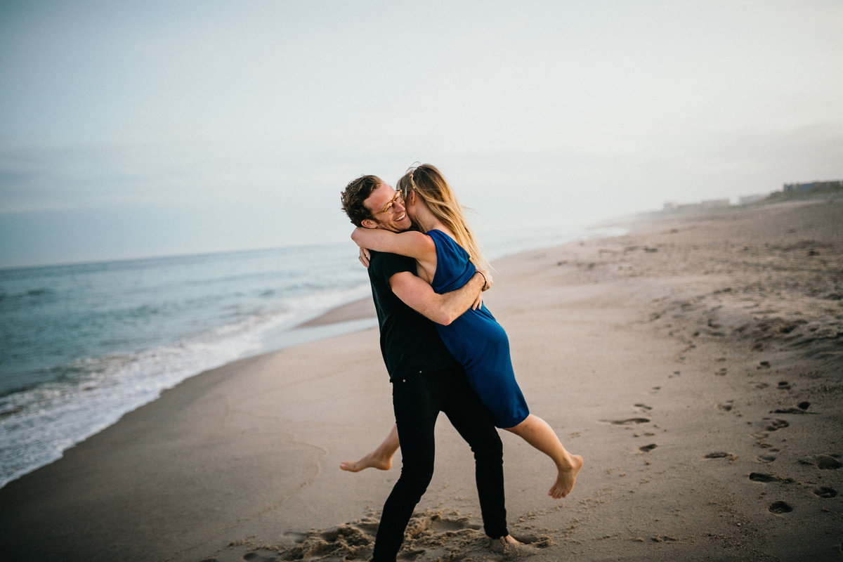 Fun candid engagement session, photography by Sweetwater on Long Island in New York.