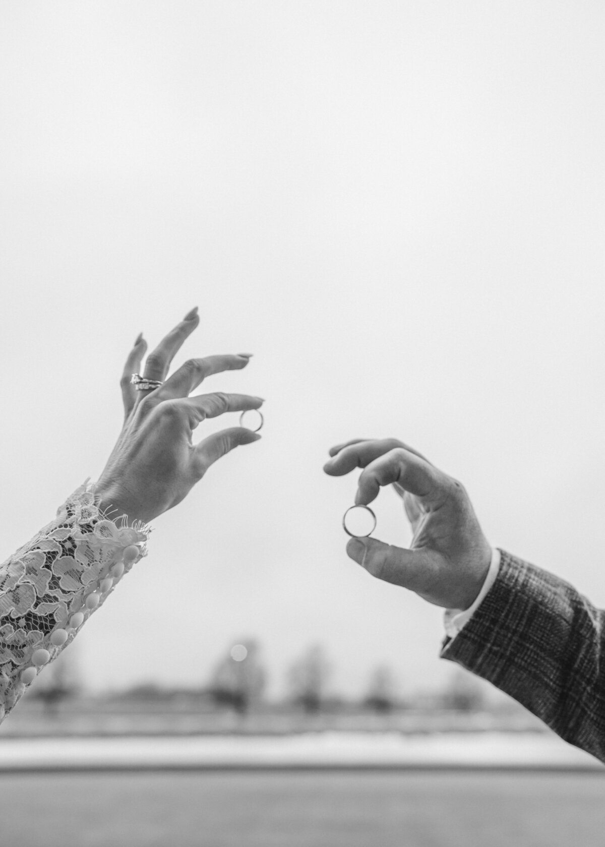 Bride + Groom, Wedding Rings detail photo, Midwest Wedding Photography, Nebraska Wedding Photography