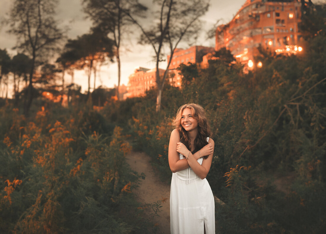 High school senior portrait session in Twin Cities showcasing a relaxed, professional photography experience with personalized style and high-quality, professionally edited images