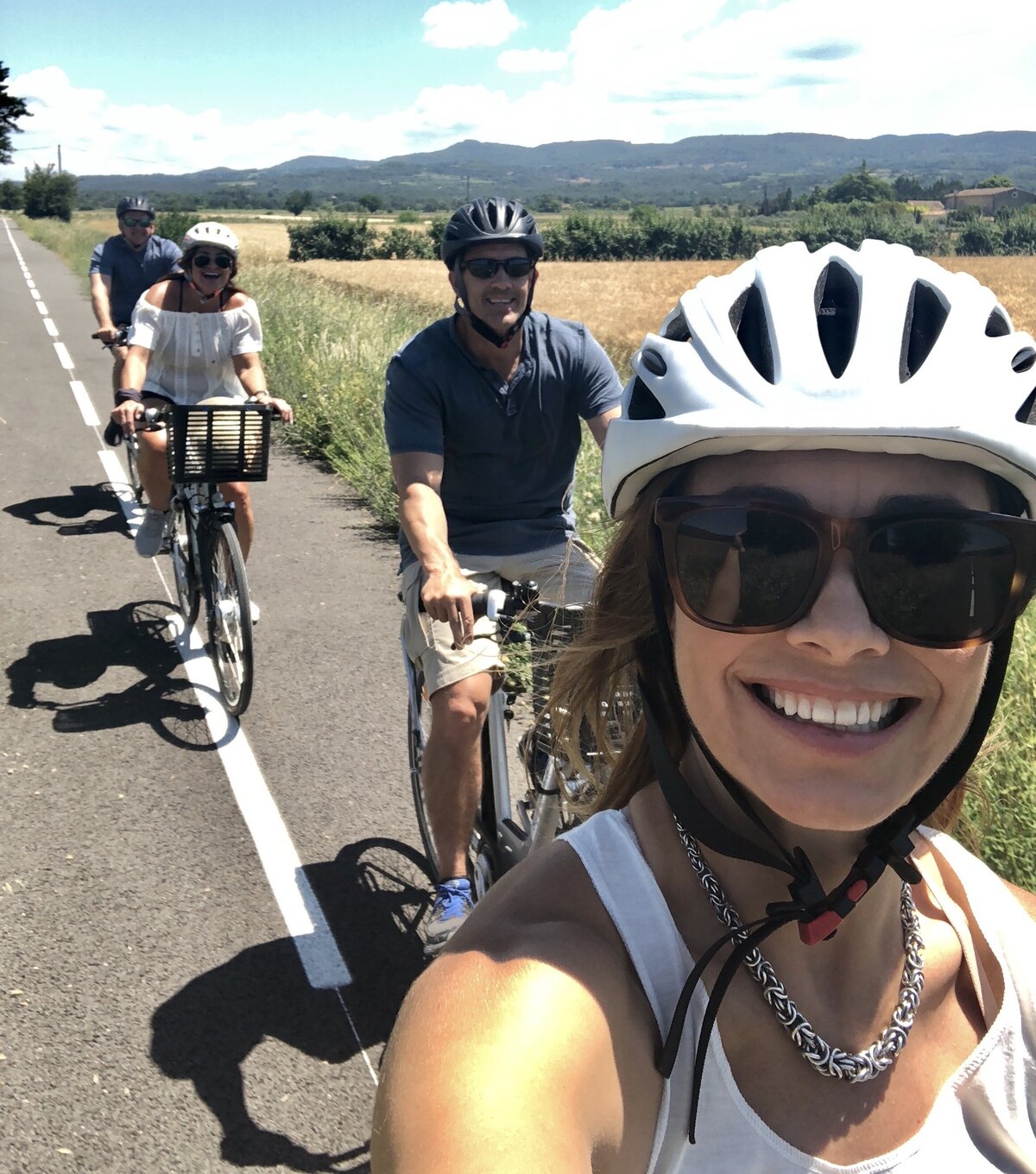 ebike through luberon