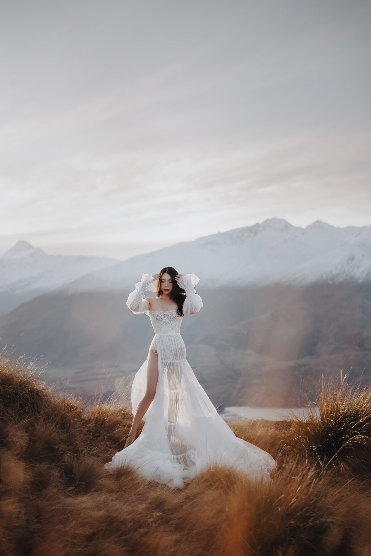 Helicopter Wedding, Coromandel Peak, Wanaka.