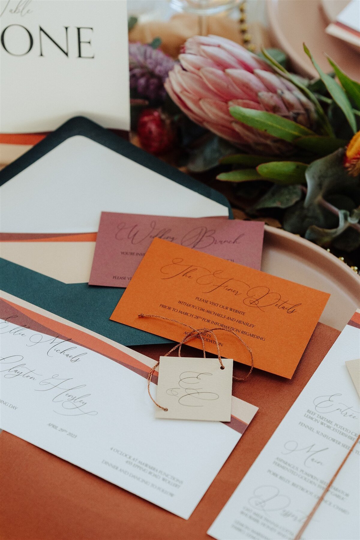 Orange-and-green-wedding-invitations