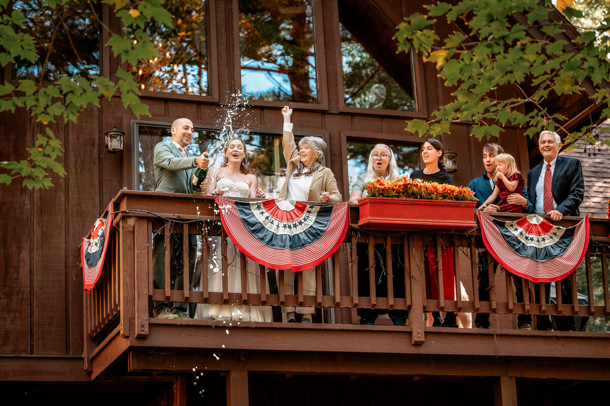 Adirondack Airbnb Wedding Celebration-8