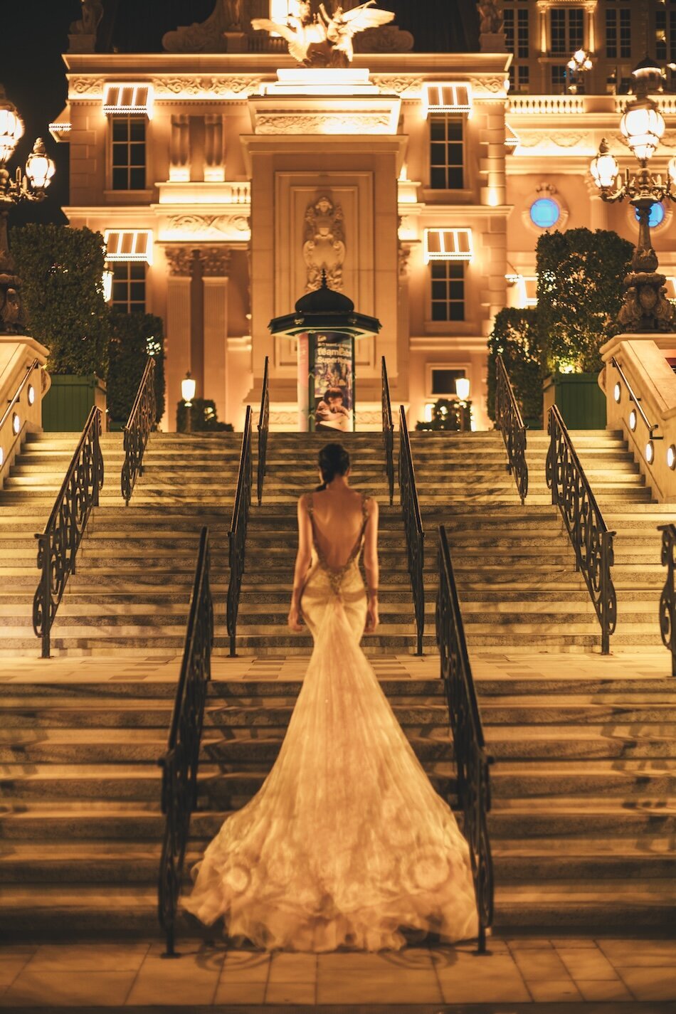 Pre-wedding photoshoot. The Londoner, Macau. Reem Acra - Breakfast at Tiffany’s.
